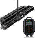 Hygger Aquarium Wave Maker - Adjustable Cross Flow Pump with LED Display Controller, Magnetic DC 24V Powerhead for Freshwater & Marine Reef Aquariums Up to 265 Gallon (25W)