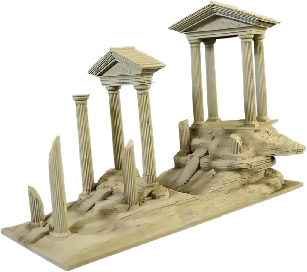 MYCENSE Roman Column Decoration Roman Pillars Miniature Sculpture Fish Tank Ornament Aquarium Statue
