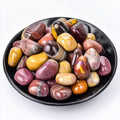 Mookaite Jasper Healing Crystal Stone Set - 24 Pieces, 0.6" Natural & Polished Stones for Healing, Meditation, Reiki, Chakra, Crafting & Decoration