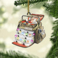 Fishing Tools Box Personalized Fishing Christmas Ornament Fish Ornaments for Christmas Tree Bass Fish Ornaments Fishingman Decor Flat 2D Hanging Tree Fisherman Dad Gift 135