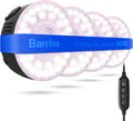 Barrina Orbgrow OG09 Puck Grow Light with Timer, Pinkish White 36W(4 x 9W, 540 Watt Equiv), Full Spectrum Plant Light for Indoor Plants, Magnetic & Linkable, 5 Levels Dimmable, 4 Packs, Black
