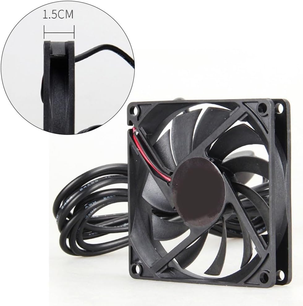 Aquarium Chiller, Fish Tank Cooling Fan System with Brushless Motor for Fish Tank and Terrarium, 5V Quiet Ventilator to Enhance Airflow