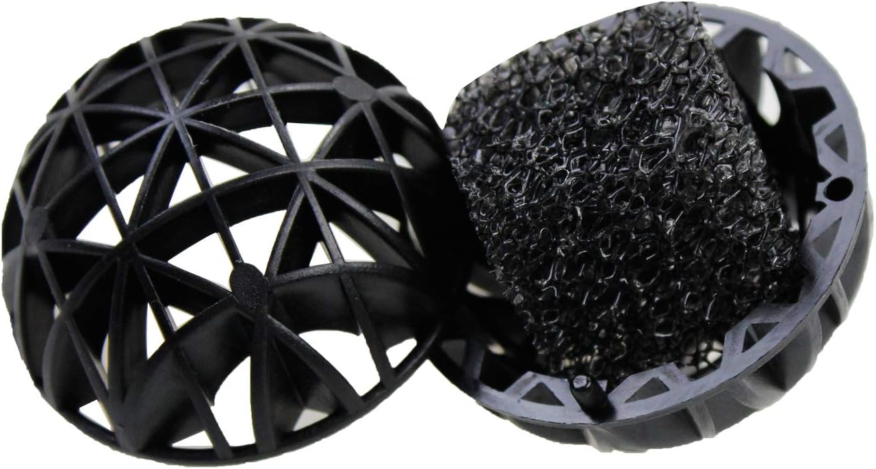 AQUANEAT Aquarium 1.4" Bio Balls 100pcs for Fish Tank Pond Canister Filter Media
