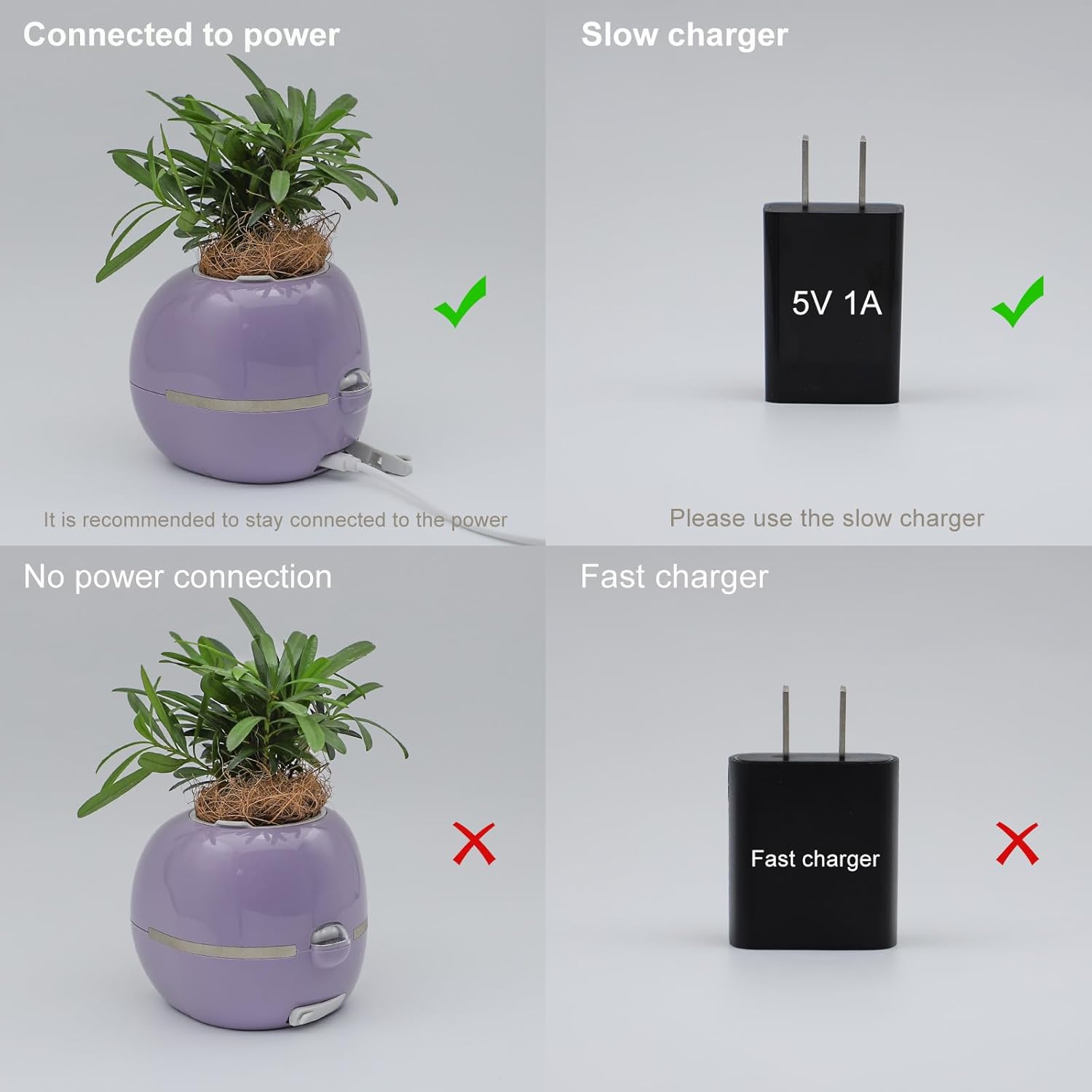Smart Pet Planter, Smart Plant Pot, With Artificial Intelligence, Time Weather Display, And Multiple Expressions Animation,Lovely Plant Companion, For Desktop Decoration, Gifts,Plant-Free (Green)