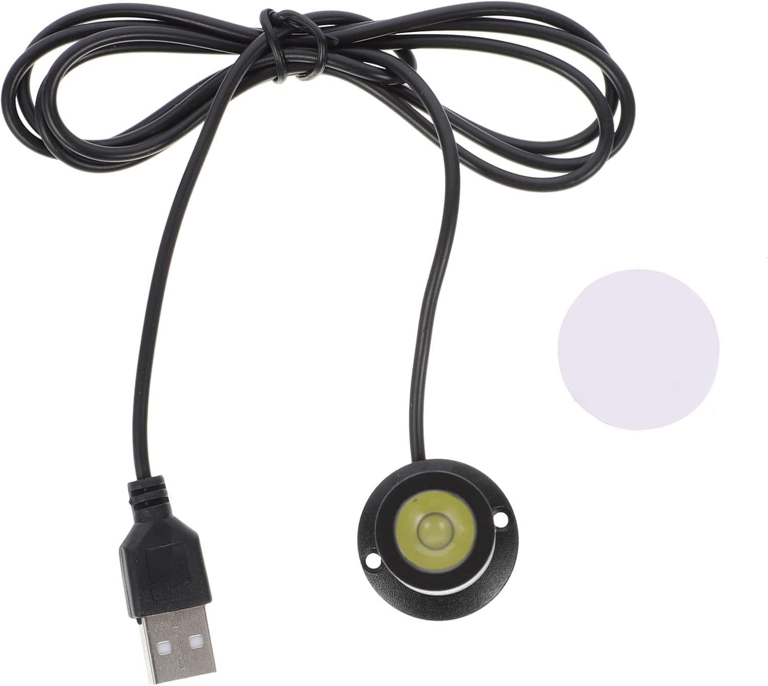 Jorunhe 1.5w White LED Mini Surface Mounted Light Jewelry Cabinet Lamp Spotlight Ac85-265v (Black 4pcs)