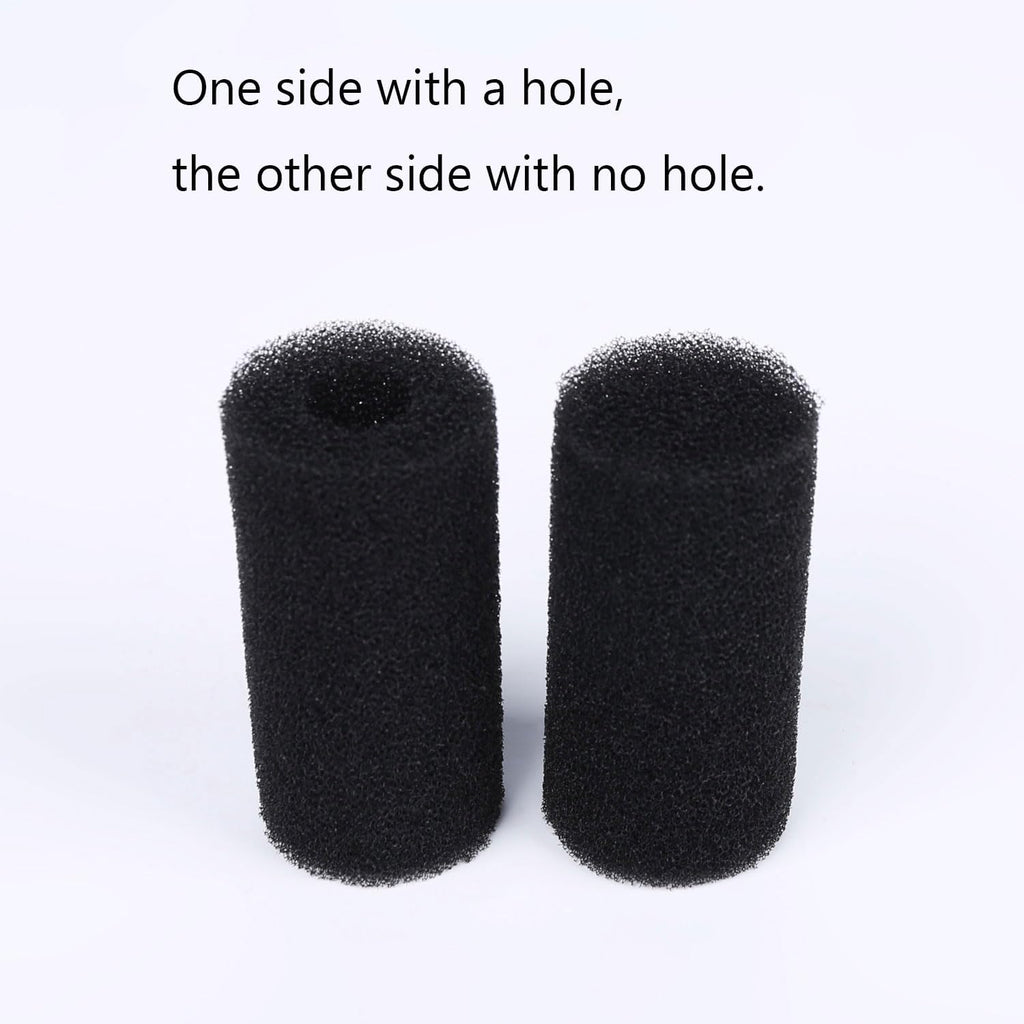 8 Pack Pre-Filter Sponge Aquarium Pre Filter Foam Rolls 0.6” Intake Replacement Sponges for Fish Tank Filter Accessories (1.6''Dx3.1''Hx0.6''Intake)