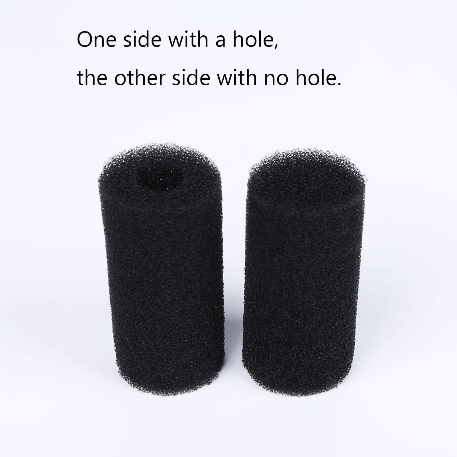 8 Pack Pre-Filter Sponge Aquarium Pre Filter Foam Rolls 0.6” Intake Replacement Sponges for Fish Tank Filter Accessories (1.6''Dx3.1''Hx0.6''Intake)
