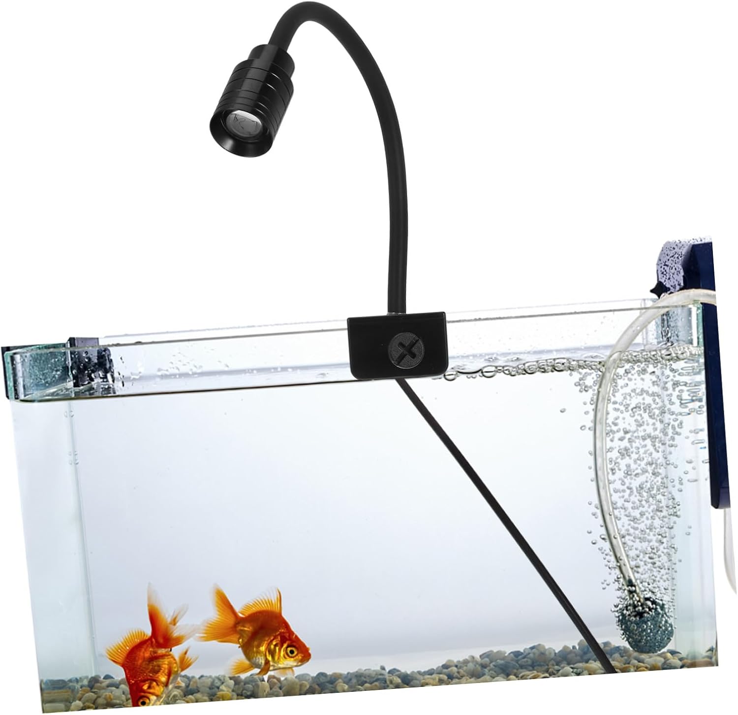 Adjustable Fish Tank Light with High Brightness LED Energy Efficient Aquarium Lamp for Small and Aquariums Easy Installation