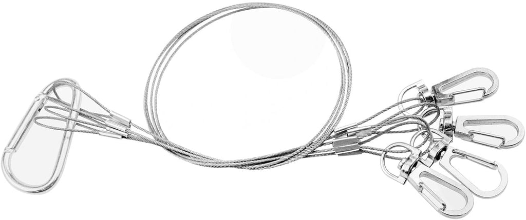 304 Stainless Steel Plant Hanger 35.5 cm Adjustable Steel Wire for LED Plant Growth Lamps Aquarium Fish Tank Lamps Indoor Plant Suspension Racks (Heavy-Duty Lamp Racks) 1PCS
