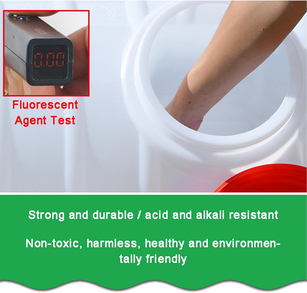 Water Storage Containers Water Carrier Plastic Water Tank with Tap Emergency Water Container 50L/80L/110L/200L Water Bucket Jug for Hiking Camping Driking Outdoors Indoors(Size:50L)