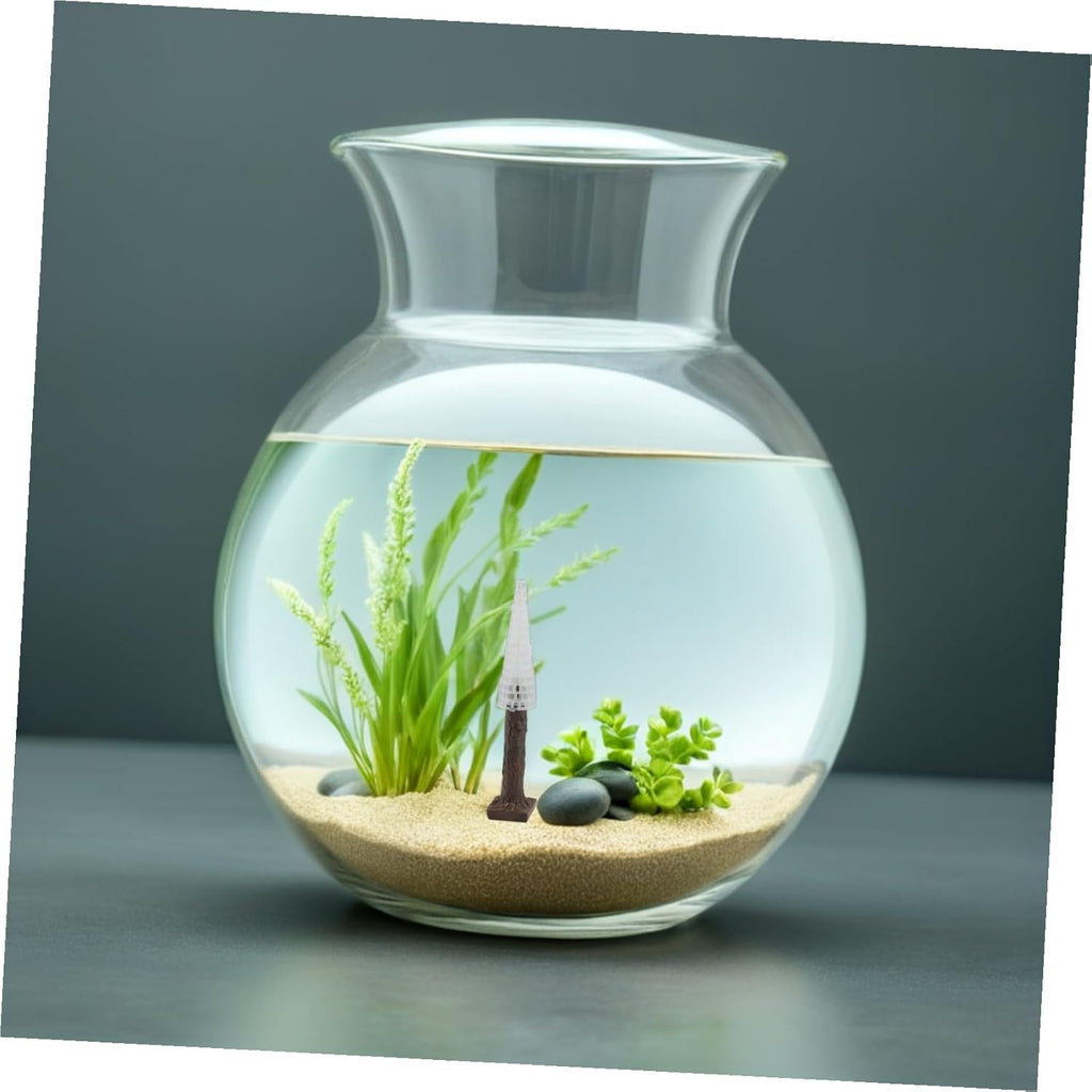 2pcs Artificial Christmas Moss Trees Aquarium Decoration Fish Tank Plant Ornaments Holiday-Themed Fish Habitat Enhancer Suitable for All Tank