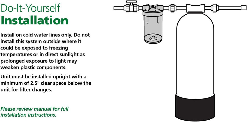 AO Smith Single-Stage Whole House Water Filter - Included Reminder Timer