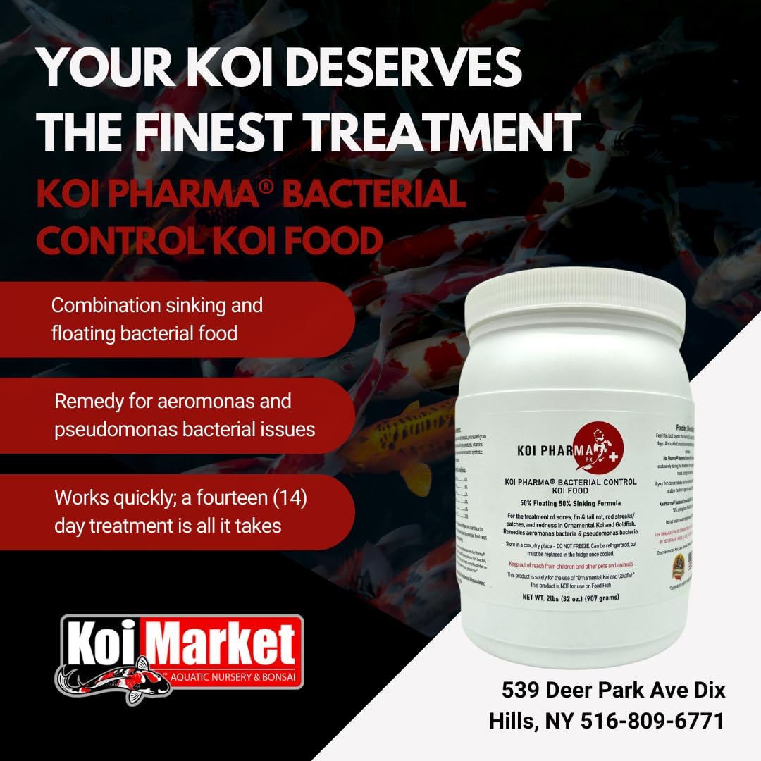 Bacterial Control Koi Food Bacterial Neutralizer (5 Pound)
