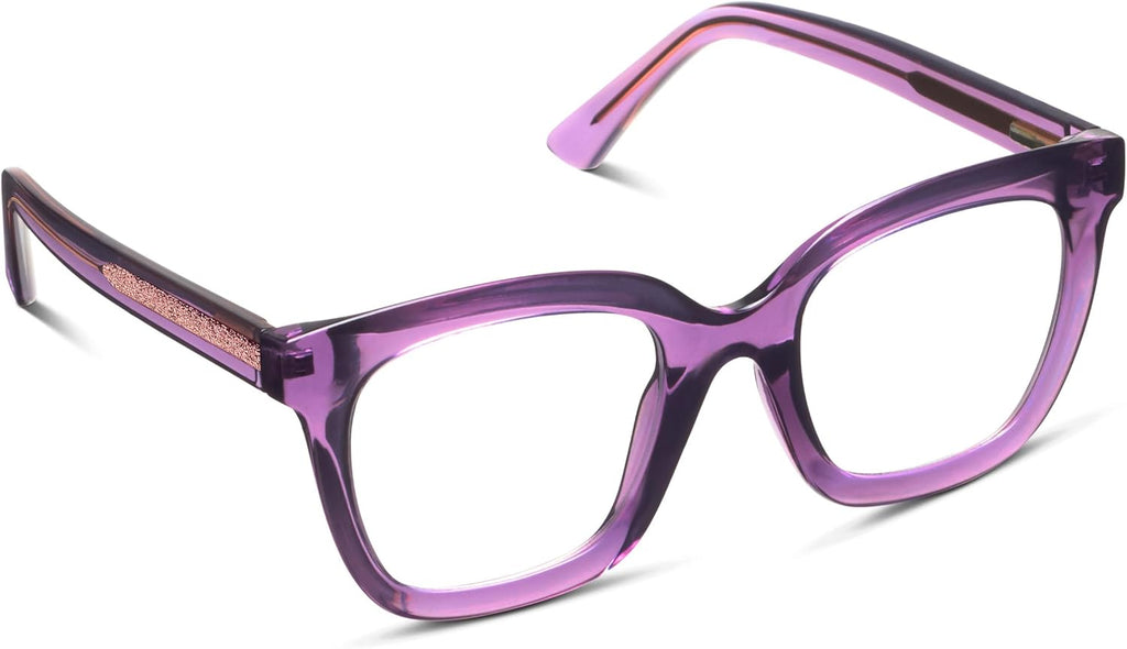 Peepers by PeeperSpecs Oprah's Favorite Things Women's Fanfare Square Blue Light Blocking Reading Glasses