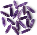 ZHIYUXI Amethyst Crystal Rock Amethyst Stone Crystals and Healing Stones Gemstones Crystal Set Gem Purple Crystal Wand Crystals Bulk Tumbled Polished Energy Reiki Therapy Meditation Decor Gifts 10 Pcs