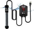 AquaMiracle Upgraded 300W Aquarium Heater Fish Tank Heater Turtle Heater Super Compact Aquarium Heater, Dry-Run/Overheating Protection and Memory Function, Dual LED Display, for 40-60 Gal Tanks