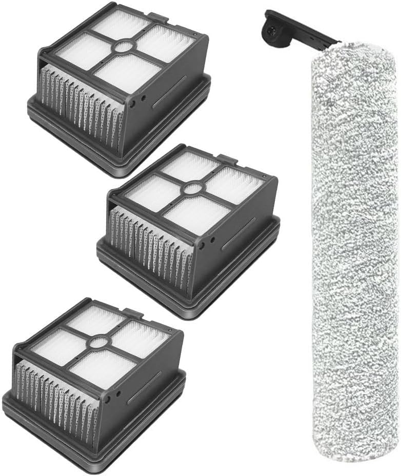 Roller Brush and HEPA Filter Set for G10 for Combo Cordless for Dreame H12S H12S AE Wet Dry Vacuum Cleaner Replacement Parts