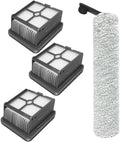 Roller Brush and HEPA Filter Set for G10 for Combo Cordless for Dreame H12S H12S AE Wet Dry Vacuum Cleaner Replacement Parts