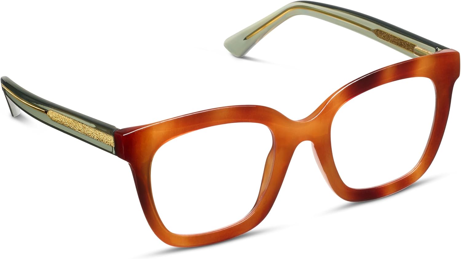 Peepers by PeeperSpecs Oprah's Favorite Things Women's Fanfare Square Blue Light Blocking Reading Glasses