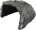 MODERNJOE'S Rock Hideout Caves for Reptile and Amphibians. Decorative Resin for Aquariums & Terrariums. Perfect for Lizards,Snakes,Frogs,Turtles,Geckos,Bearded Dragons - Large(9.3 x 9.3 x 5.7 inches)
