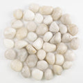 20lbs River Rocks - 1-2Inch Decorative Rocks for Potted Plants, River Rocks for Aquariums, and White Rocks for Landscaping (Weight : 20 LB, White)