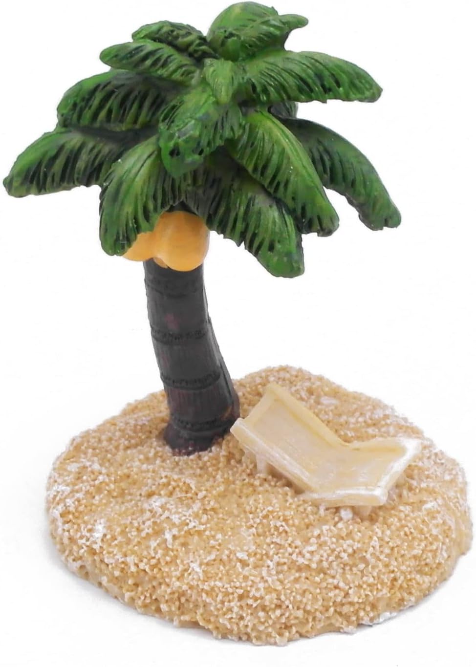 Pyramid Pharaoh Aquarium Fish Tank Decorations Statues Figurine Sculpture Ancient Egypt Reptile Turtle Lizard Spider Tanks Terrarium Egyptian Décor Ornament Pet (Coconut Trees)