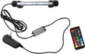 LED Aquarium Light, 7.5inch Colorful Fish Tank Light Submersible Underwater Crystal Glass LEDs Lights, 9 LEDs Beads, Brightness Adjustable Memory Function, LED Light bar Stick for Fish Tank