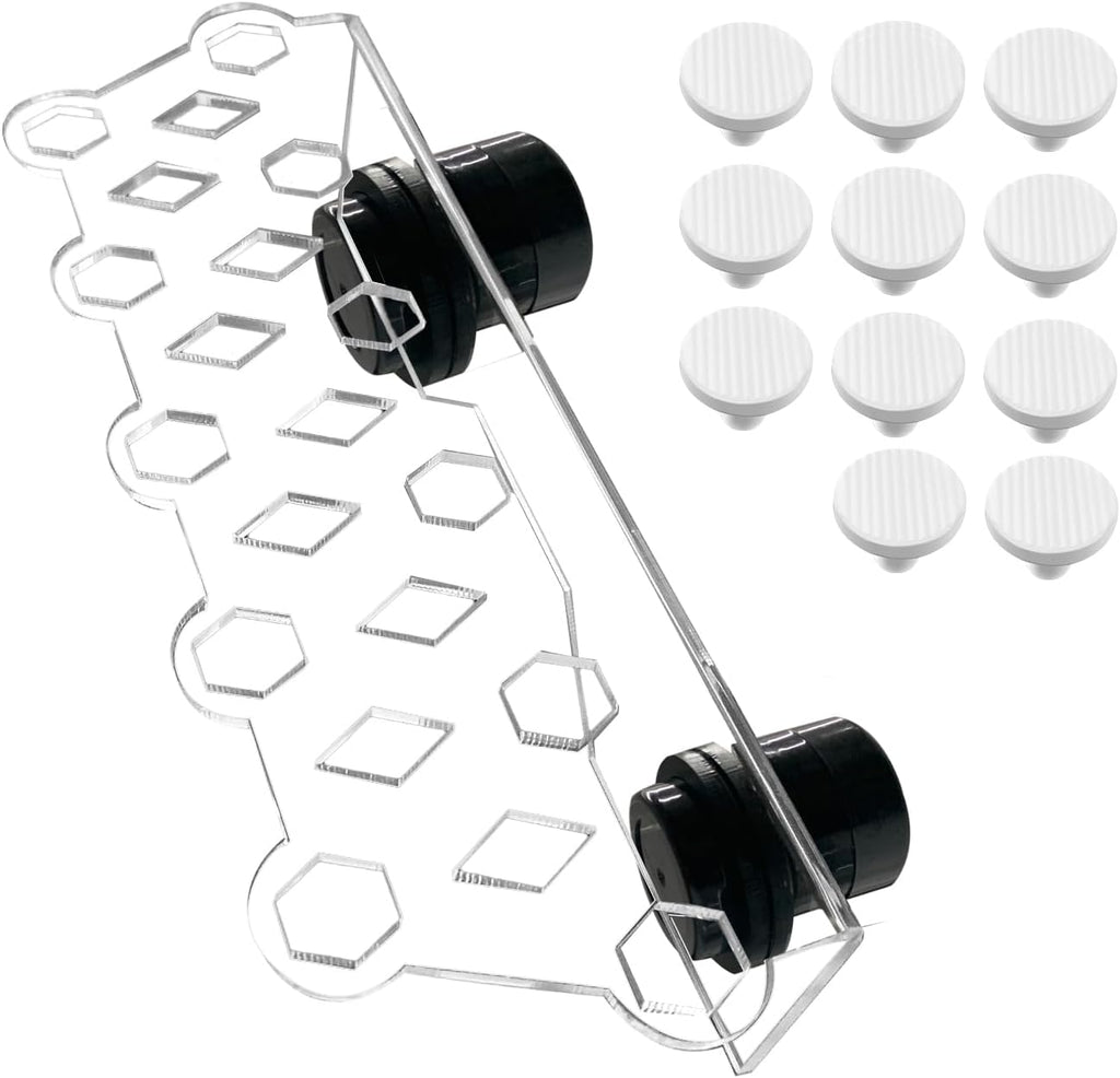 Aquarium Choice Coral Plug Holder Coral frag Rack Magnetic Holder Reef Magnets Holder for frag Racks (Coral Holder with 11 frag Plug)
