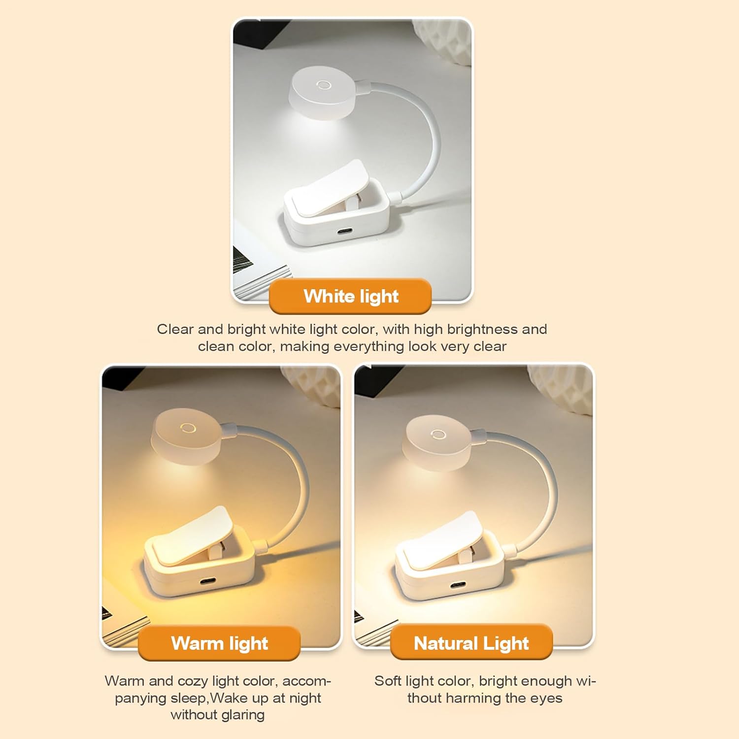 LED Aquarium Lamp - Adjustable Grow Light, Clip On Fixture, Mini Tank Illumination, Brightness Control Accessory | 3 Mode Lighting System, Perfect for Fish Habitat Decoration Bedroom Office Home