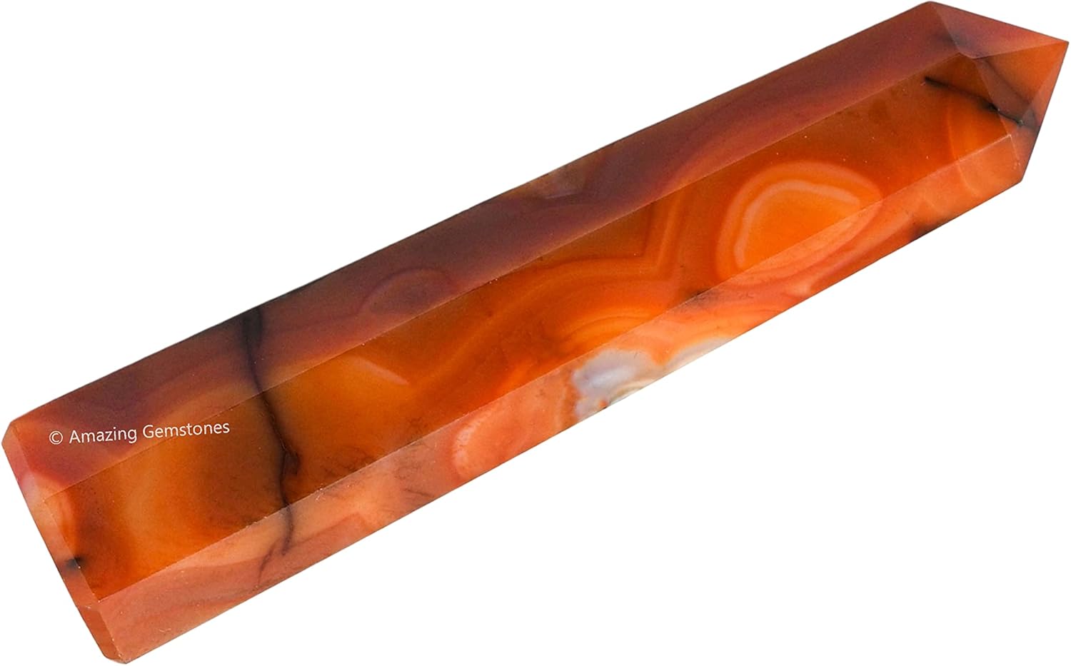 Amazing Gemstone Carnelian Crystal Towers ~ Natural Healing Crystal Point Obelisk for Reiki Healing and Crystal Grid (3 to 4 INCH)
