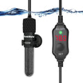 YukiHalu Submersible Aquarium Heater 100W 150W 200W, Adjustable Mini Fish Tank Heater, Small Size, Overheating Protection, External Controller, Used for 0.5-40 Gallons(100W)