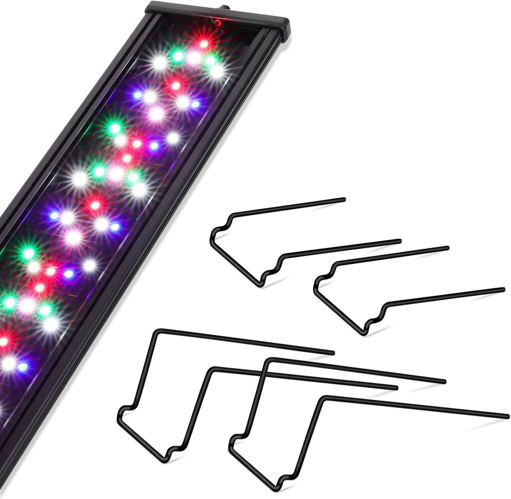 hygger New Mode 24/7 Timer LED Aquarium Light, Auto On Off Full Spectrum Fish Tank Light Fish Colorful/Sun/Nightlight/Wrgb Cycle Mode for Freshwater Plants Tank (for 27in~33in Long Tank)