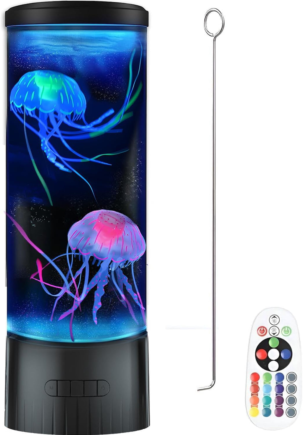 CALOVER Large Jellyfish Lamp Gifts for Kids Adults Electric Fantasy Tank Aquarium Night Mood Light for Birthday Holiday Home Christmas Decoration Relaxion