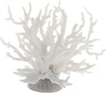 VOCOSTE Coral Reef Decor, Mini Faux Coral Decor for Aquarium Decorations, White,6.5"x5.83"