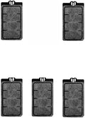 Aquarium Filter Cartridges Suit for 3.5W 280L/H Low-Water Fish Tank Filter Turtle Tank Reptiles Amphibians Frog Crab Cichlids Newt Filter Plate (Cartridges-5PCS)