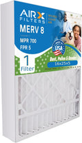 AIRX FILTERS WICKED CLEAN AIR. 16x25x4 Air Filter MERV 8 Compatible with Honeywell FC100A1029 EXPXXFIL0016 Furnace Filter 1 Single Filter