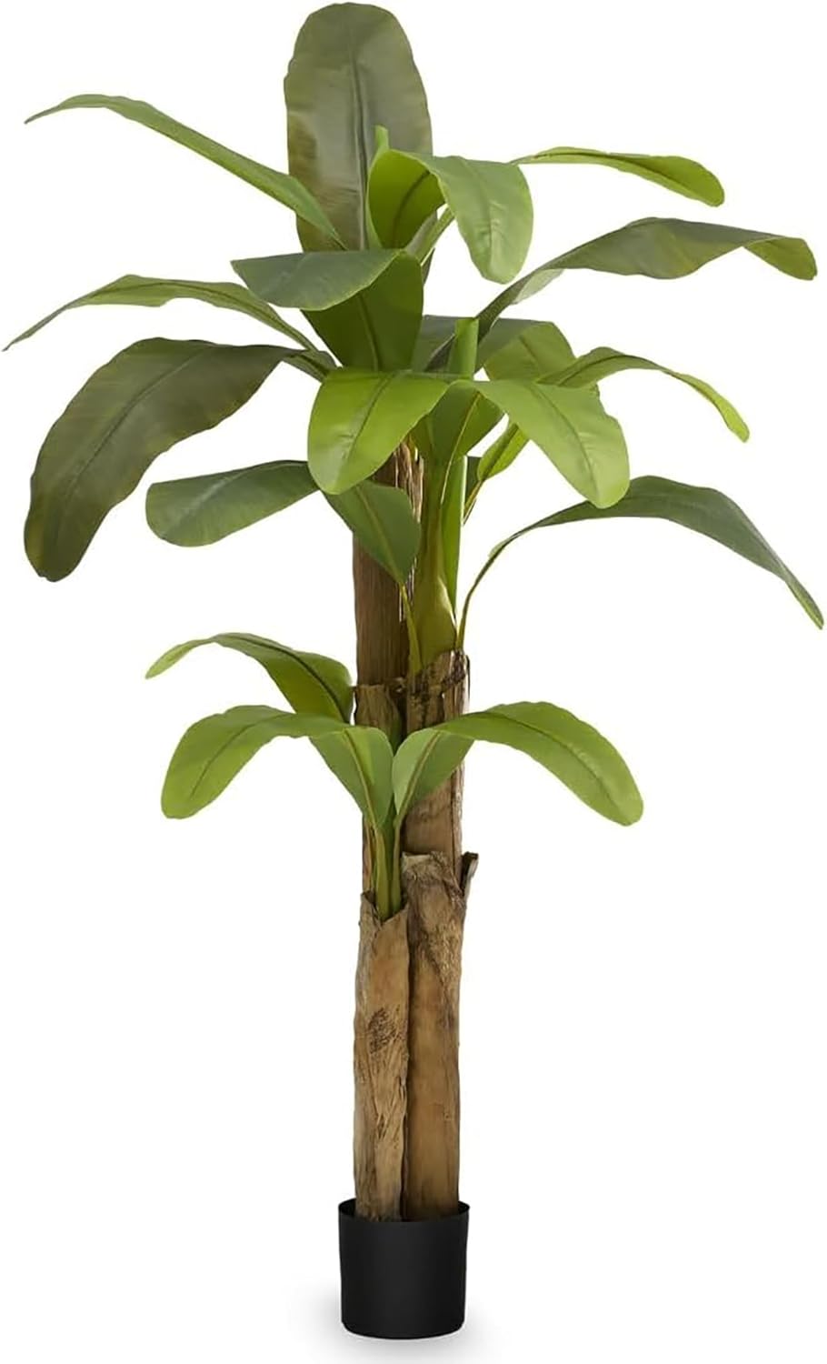 Maia Shop 6ft Artificial Banana Tree Plant for House, Apartment or Office – Realistic Fake Indoor Plants for Living Room, Kitchen, Bedroom, Entryway or Bathroom – Faux Greenery for Home Décor