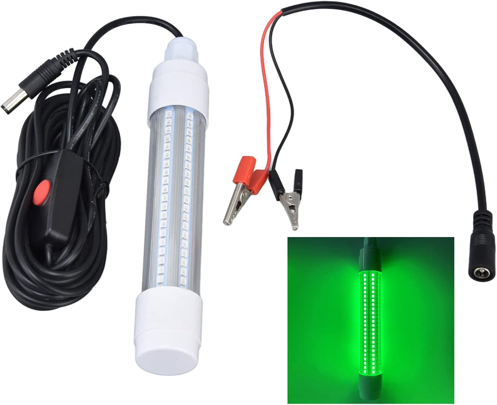 Keenso Fishing Light 126 LED IP68 1000 Lm Submersible Night Fish Finder Lamp for Underwater Lighting