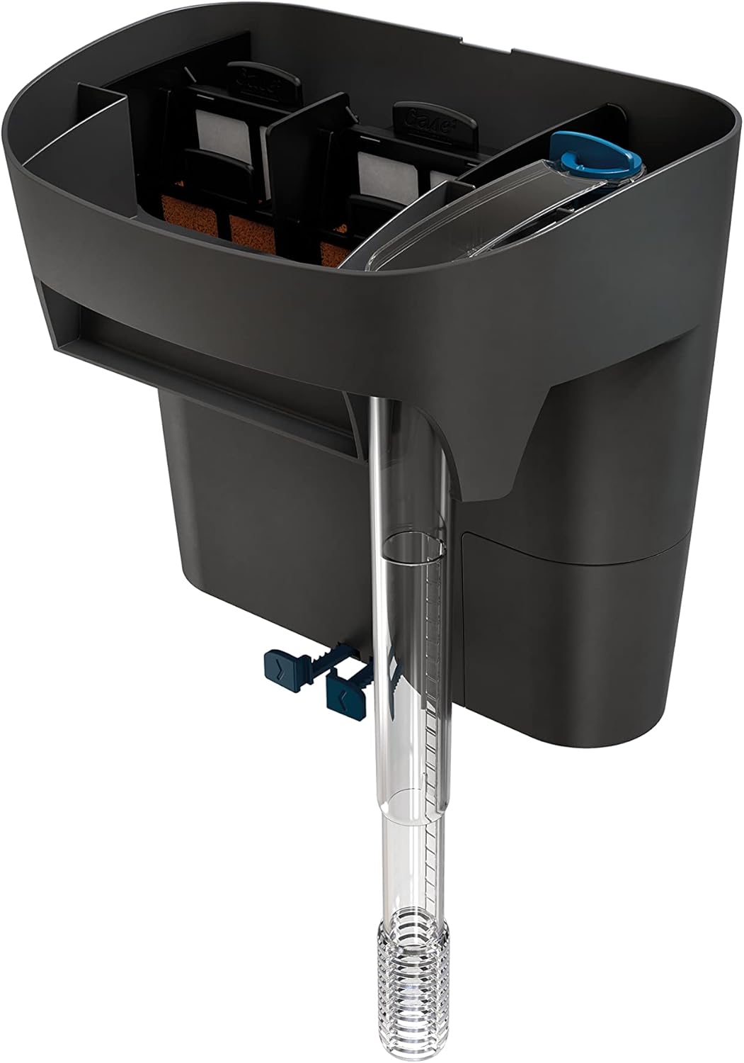 OASE BioStyle Thermo Power Filter with Built-in Heater for Aquariums up to 30 gallons, Multi-Stage Filtration, Easy Maintenance, Quiet Hang on Back Filter, Grey