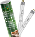 2-Pack UVB Reptile Light 10.0 Bulb 24W T5 Fluorescent Desert Lamp UVA for Bearded Dragon Tortoise Reptile & Amphibian