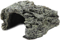 Reptile Hiding, Reptile Box Shelter Terrarium Hideout Caves for Aquarium Terrarium Decoration Ornament 4.7 x 4.3 x 2.4 inches(Medium)