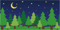 10 x 16 ft Enchanted Forest Camping Backdrop Scene Camping Background Supplies Forest Night Scene Photography Background for Theme Party Photo Banner Decoration