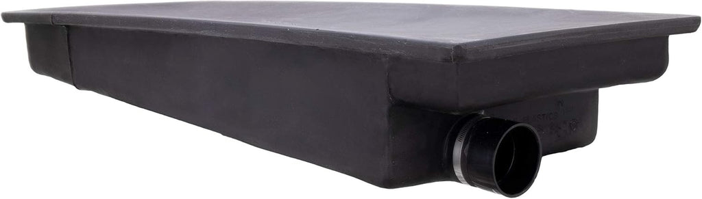 RecPro 25 Gallon RV Holding Tank 53" x 20" x 8" | Black Waste Water | 1138 | Includes Universal Installation Fittings Kit | Made in America