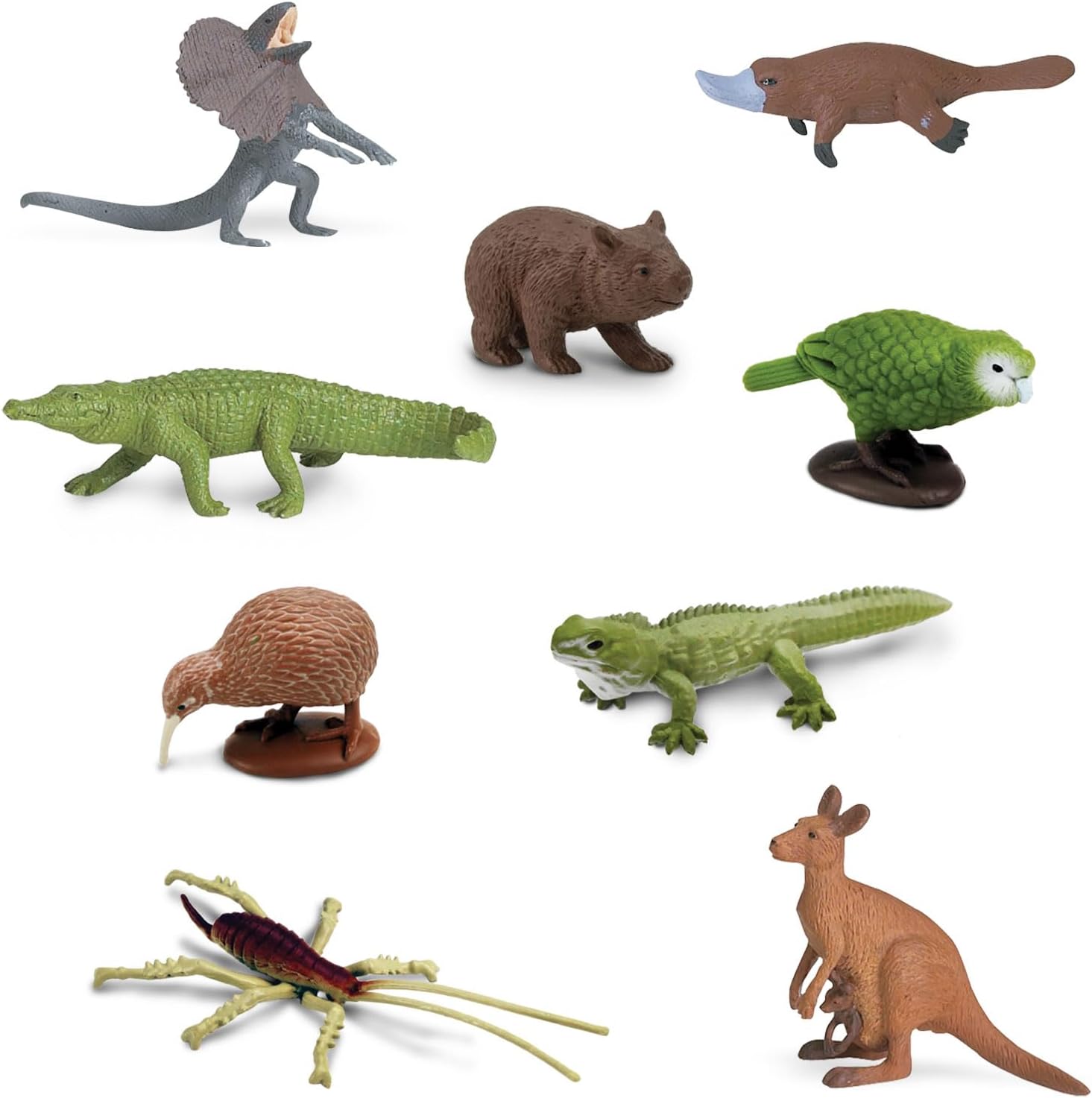 Safari Ltd. Australian Continent Toy Figures | TOOB Collection | Non-Toxic and BPA Free | Toy Animals | Suitable for Ages 3 and Up