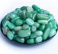 Polished Aventurine Crystals - 72 Pcs, 0.5" 10 oz Handpicked Natural Tumbled Gemstones Rocks, Pebbles for Reiki, Chakra, Healing Home Decor