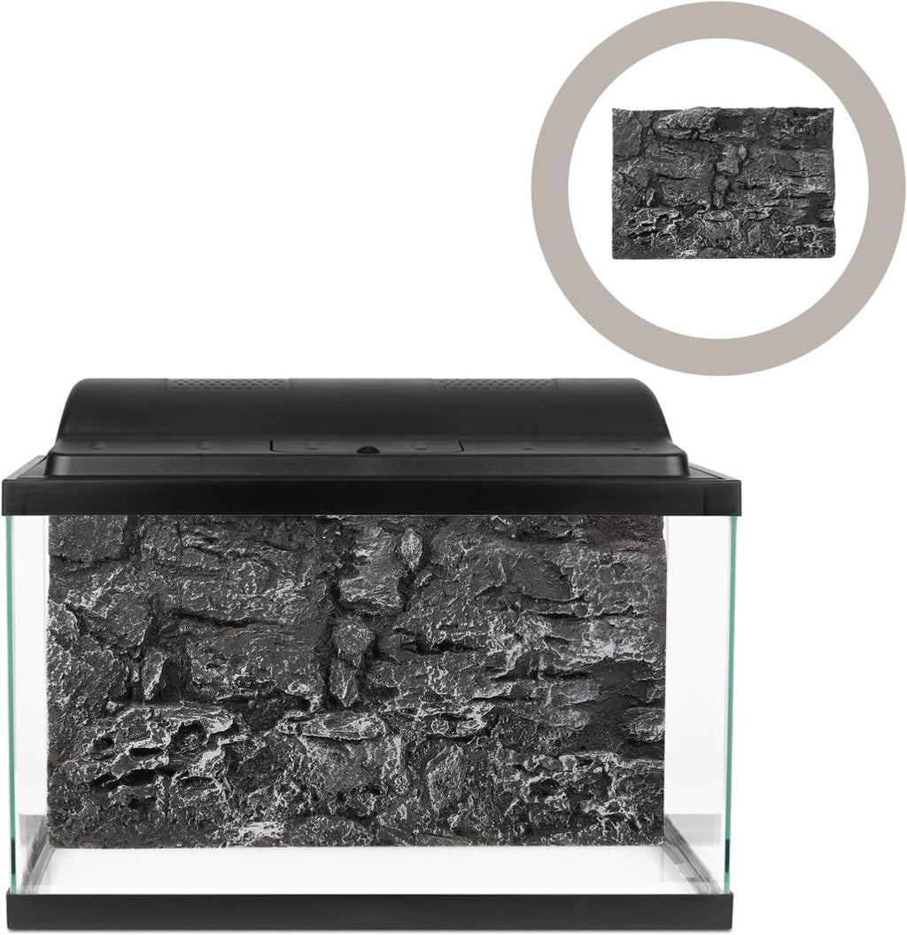 Rock Terrarium Background 3D Reptile Habitat Backgrounds, Decorative Backdrop for Tanks Bearded Dragons Lizard Gecko Spider Chameleon Turtle Fish