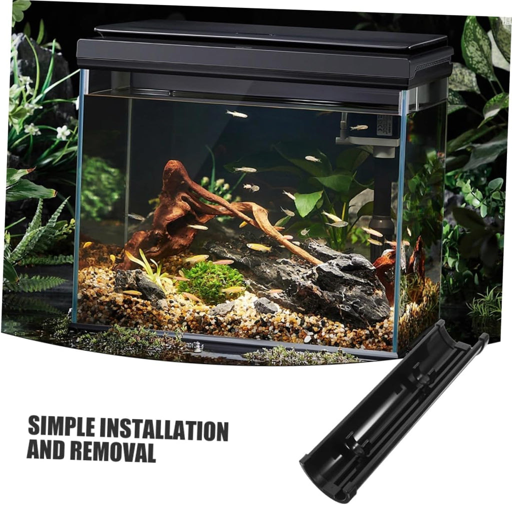 Aquarium Light Canopy Durable Light Diffuser for Fish Tanks Sleek Aesthetic Design Flexible Compatibility Enhanced Viewing Experience Shade Protector
