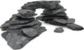 Aquarium Rocks 10lb Natural Slate Rock for Aquarium Landscaping Terrariums,Reptile Habitats & Creative Aquascaping Amphibian Enclosures 3-8 Inches