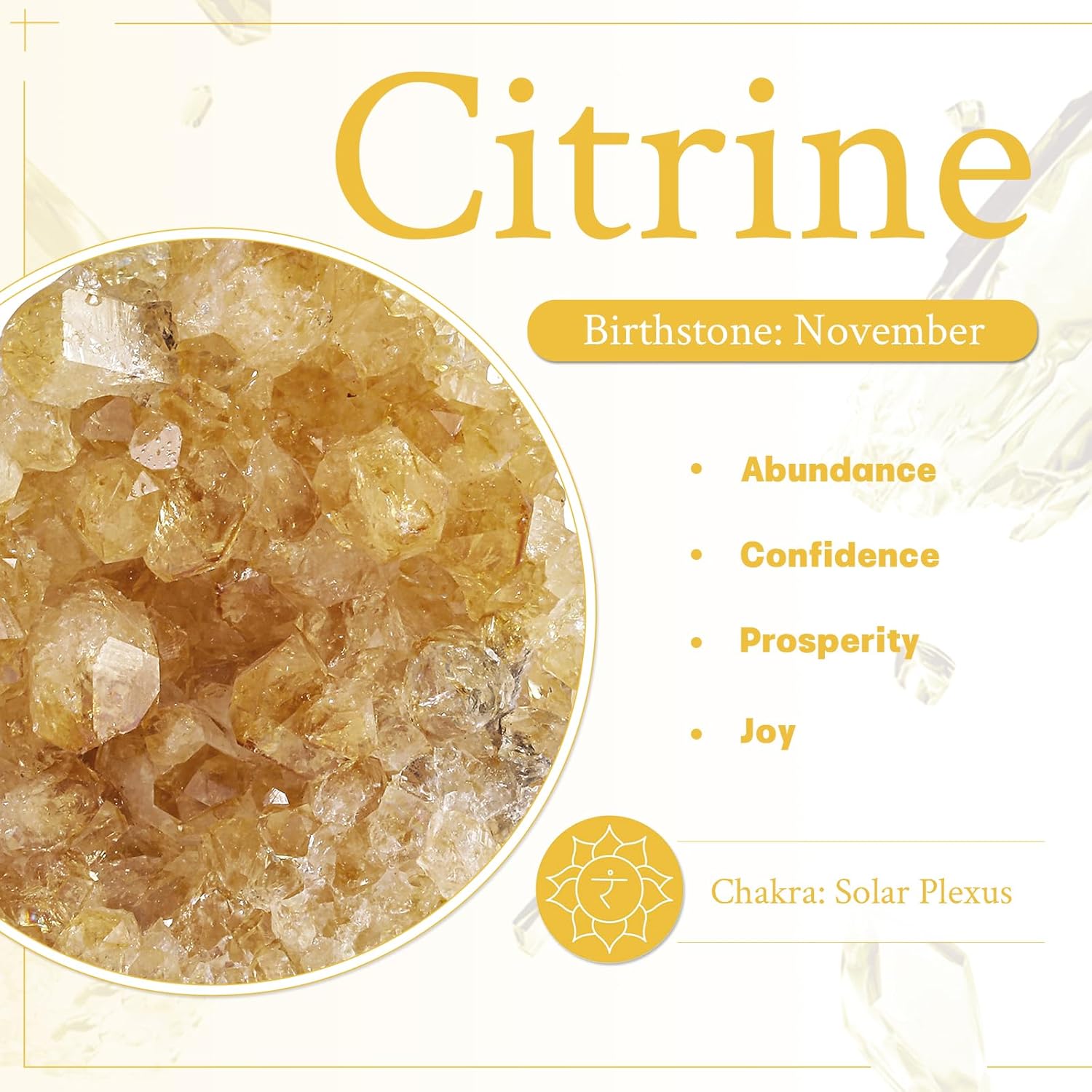mookaitedecor Citrine Crystal Tree, Quartz Cluster Rainbow Titanium Crystals Base Bonsai Money Tree for Wealth and Luck