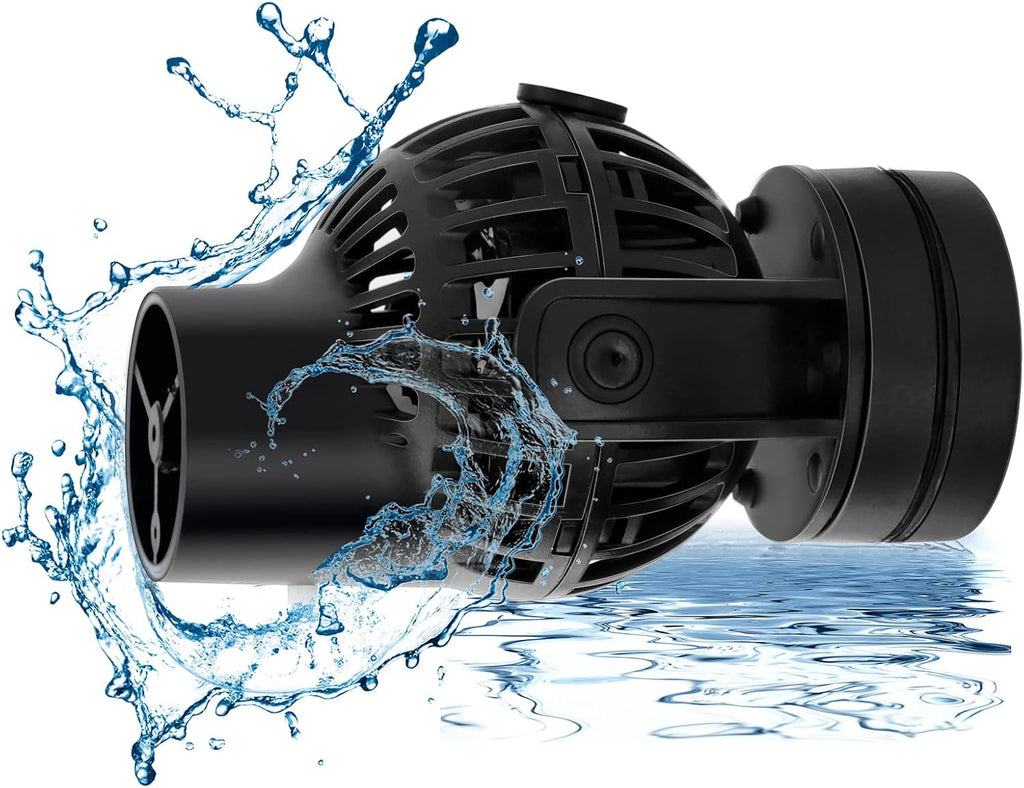 hygger Aquarium Wave Maker Circulation Pump, 1320 GPH Ultra-silence Fish Tank Powerhead with Strong Magnet Suction Base for Freshwater or Saltwater Fish Tank, 360° Rotating Submersible Water Pump